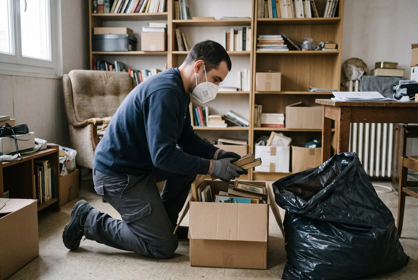 Débarras professionnel d'un logement Diogène