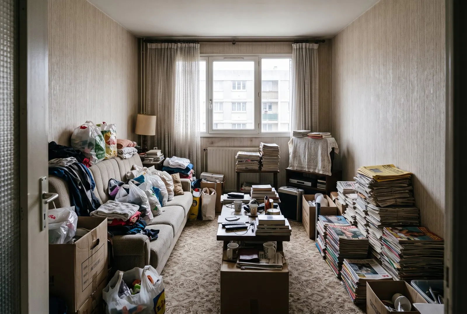 Débarras et nettoyage d'un logement touché par le syndrome de Diogène
